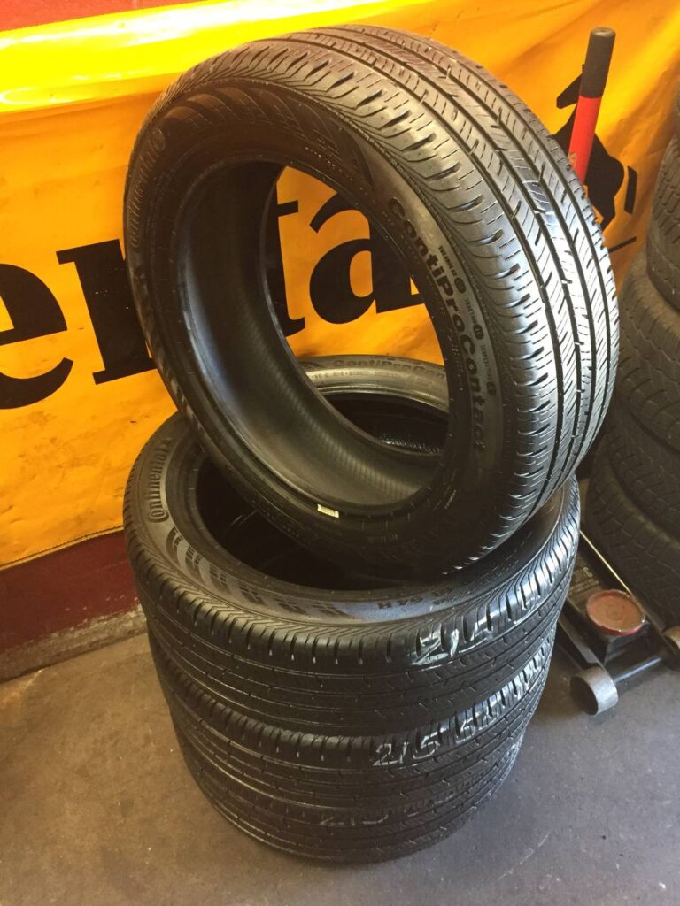 18 inch SET OF 4 USED ALL SEASON TIRES 